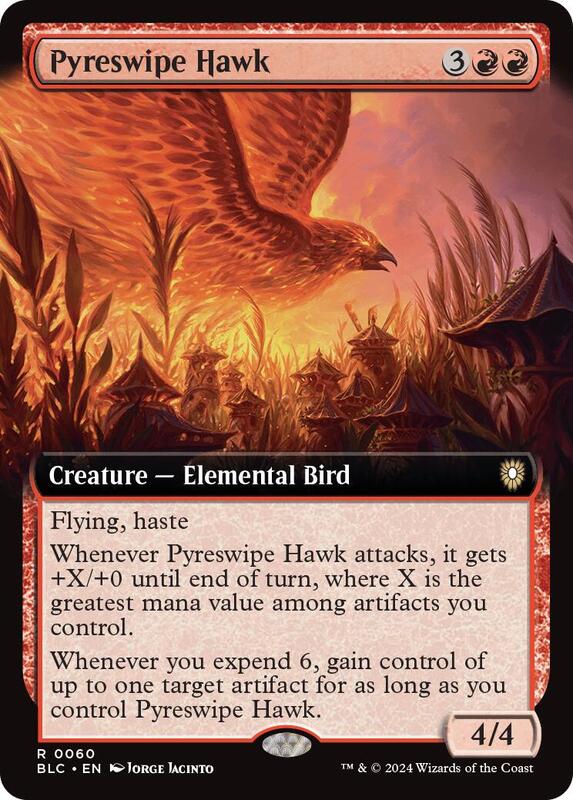 Pyreswipe Hawk (Extended Art)